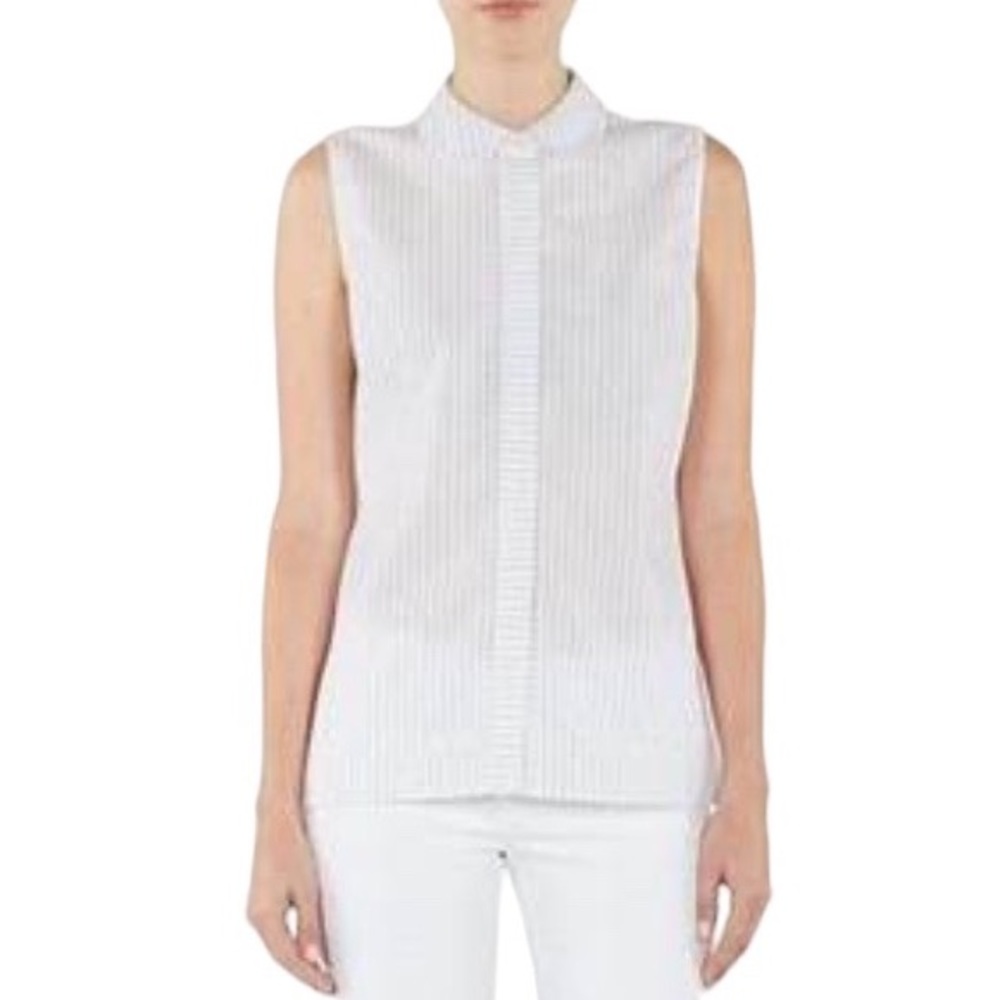 Equipment Pinstripe Betsie Top NWT